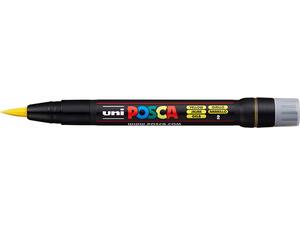Μαρκαδόρος τύπου πινέλο Uni Posca PCF-350 (Κίτρινο)